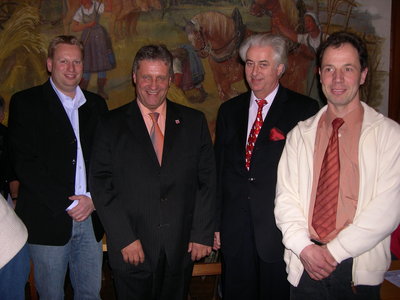 Vorstand einstimmig best&auml;tigt: Der alte und neue Vorstand des Vieh- und Fleischhandelsverbandes Hessen und Rheinland-Pfalz e. V.: (von links nach rechts) Jochem Knichel, Dieter Boss, Thomas Sutor, Lothar Scherneck. Es fehlt Eva Moser.