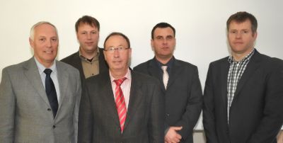 Hans-Gerd Arendes, Norbert Stratbücker, Wilhelm Steinbring, Patrick Steinke, Markus Krümpel -Foto (C) Fricke Handelszeitung Vieh und Fleisch -