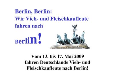 Bundestagung 2009 Berlin